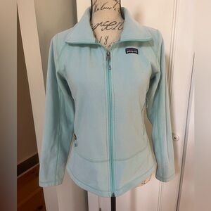 Patagonia Emmilen Baby Blue Micro-Fleece Jacket. Women’s Size: Small.